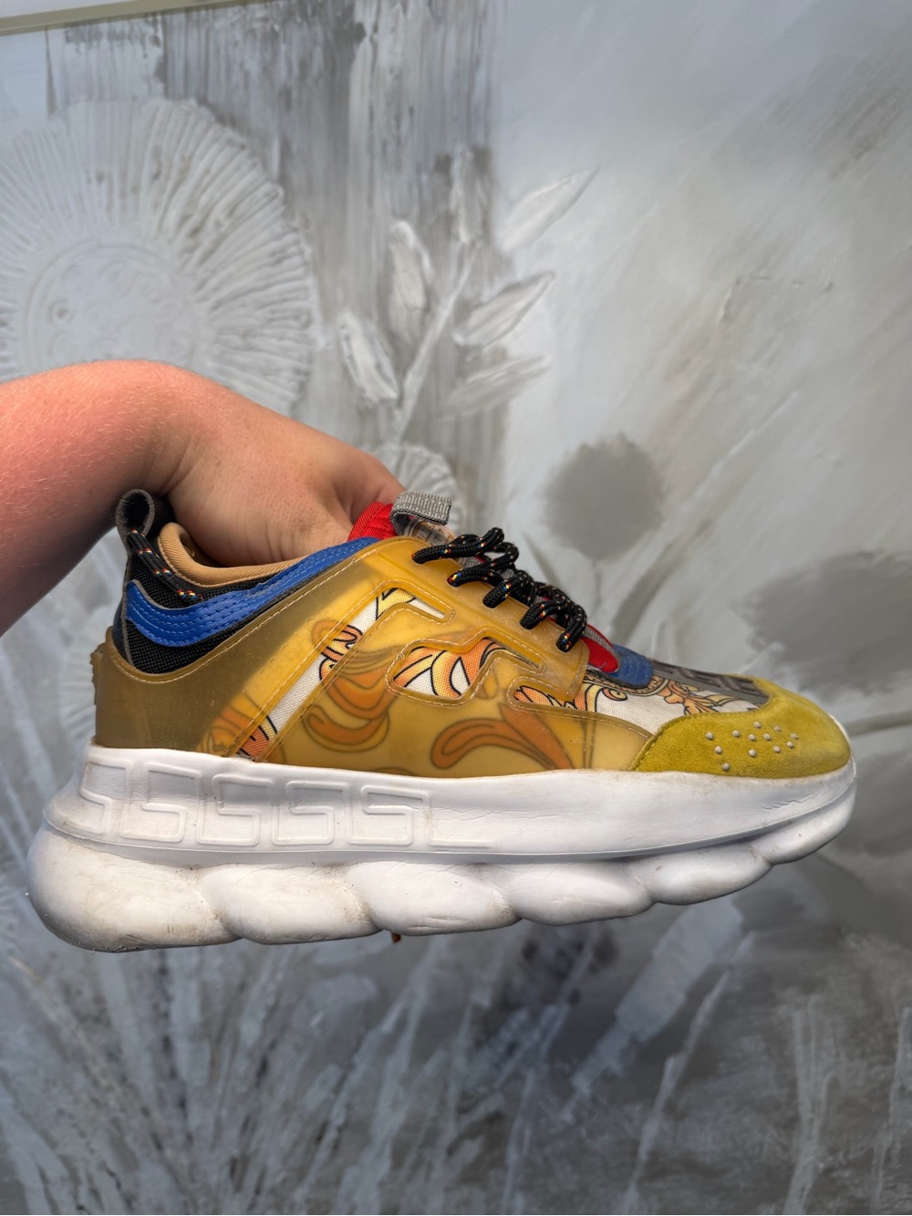 Versace Chain Reaction Sneakers Size 42 (US 9)